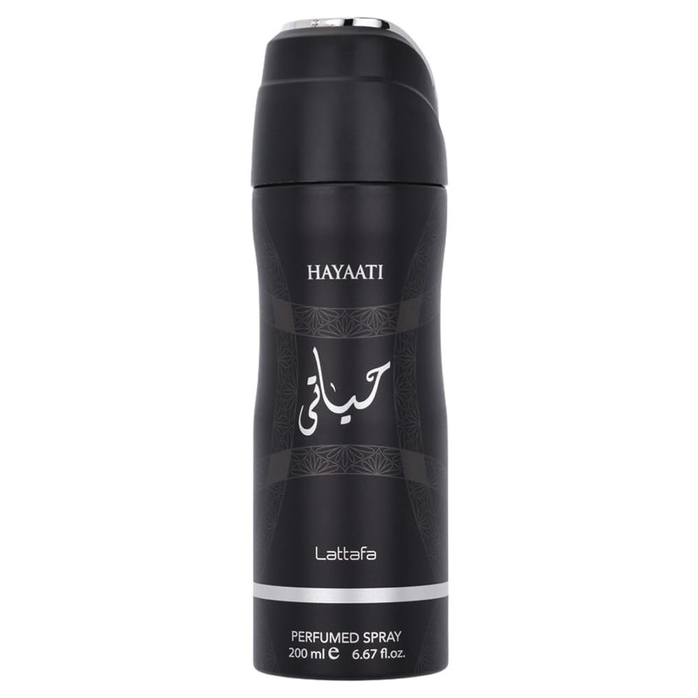 41WC6COEnhL._SL1000_.jpg Lattafa Hayaati Perfumed Deodorant Spray for Unisex, 6.67 Ounce / 200 ml - Image 1