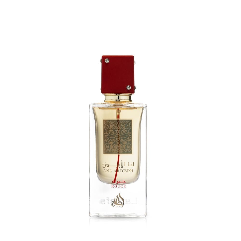 41YdnQMDfJL._SL1000_.jpg Lattafa Perfumes Ana Abiyedh Rouge for Unisex Eau de Parfum Spray, 2.0 Ounce / 60 ml - Image 1