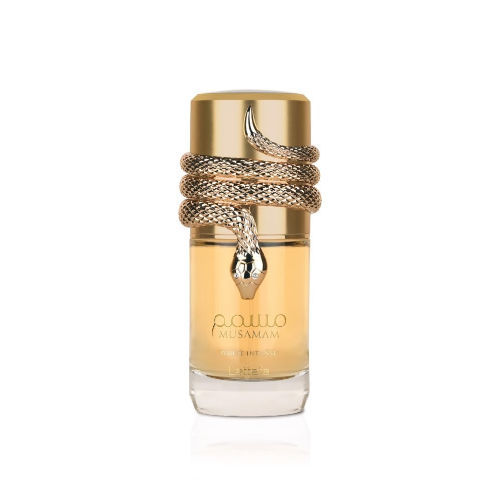 51A0lkhGRcL._SL1000_.jpg Lattafa Musamam White Intense Eau de Parfum Spray for Unisex, 3.4 Ounce - Image 1