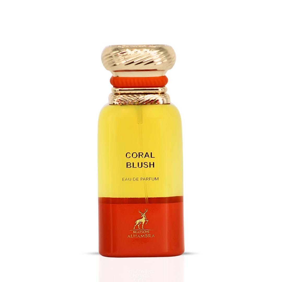 51TvY6JNiwL._SL1080_.jpg Maison Alhambra Coral Blush – Woody, Sweet, Fruity, Patchouli – Eau de Parfum Spray Long-Lasting Fragrance for Unisex - Image 1