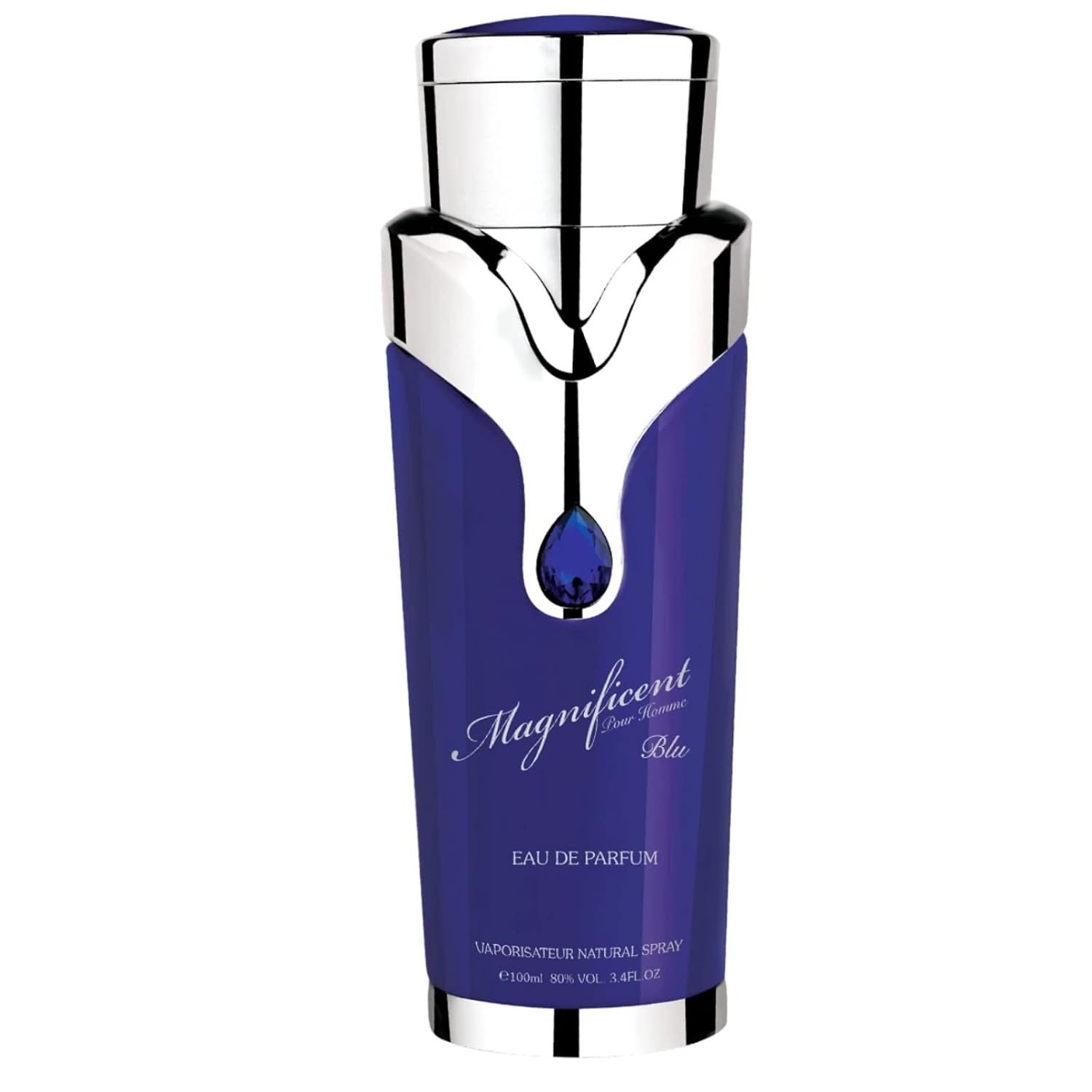 51mKXPuVLWL._SL1500_.jpg Magnificent Blue by Armaf for Men - 3.4 oz EDP Spray - Image 1