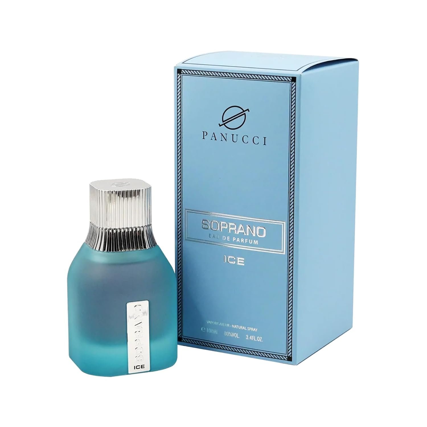 61CU9A6W5L._SL1500_.jpg Dumont Soprano Ice Eau De Parfum for Men – 3.4 Fl Oz | Long Lasting Fresh Fragrance with Bergamot, Ginger, Apple & Musk - Image 1