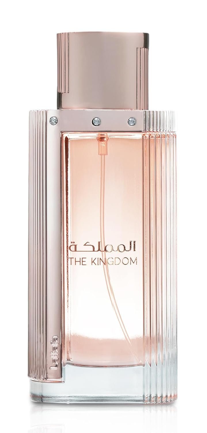 61DkfWQwXyL._SL1500_.jpg Lattafa The Kingdom Eau De Parfum Spray for Women, 3.4 Ounce - Image 1