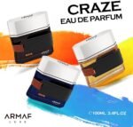Armaf Craze Noir for Men Eau de Parfum Spray, 3.4 Ounce - Image 3