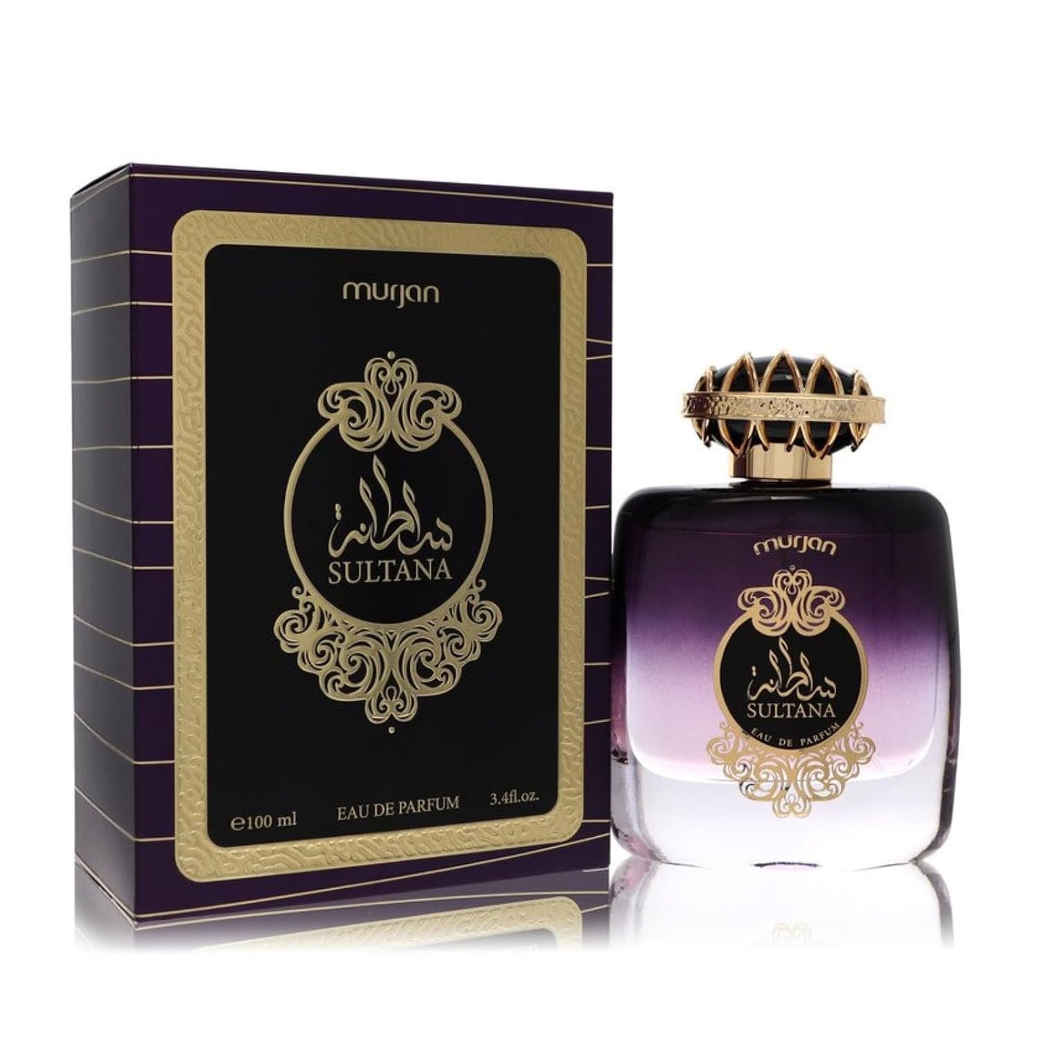 61MrLEOH2aL._SL1500_.jpg Dumont Murjan Sultana Eau De Parfum - Women’s Elegant Perfume with Bergamot, Rose & Amber - Image 1