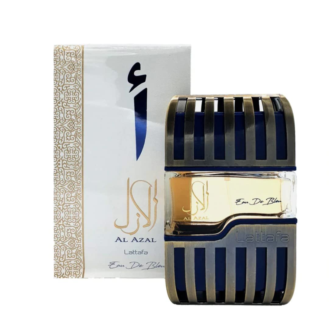 61PjUvjCk6L._SL1080_.jpg Lattafa Perfumes Al Azal Eau de Parfum Spray for Men, 3.4 Ounce - Image 1