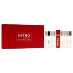 Nitro Collection by Dumont for Men – 9pc Mini Gift Set: 8 x 0.34oz EDP Vials (Black, Green, Intense, Platinum, Red, White, Blue, Nitro Pour Homme) - Image 3