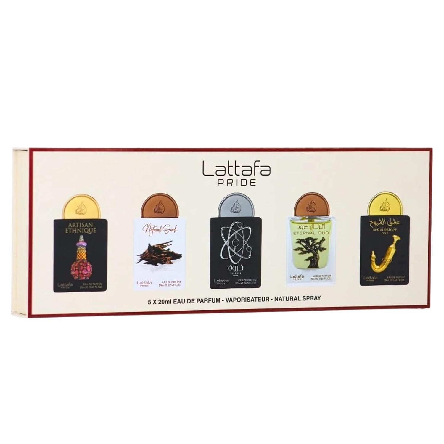 61u7jI-lqaL._SL1500_.jpg Lattafa Giftset Collection Eau De Parfum | Musk, Amber, Woody, Fruity | Long-Lasting Perfume Fragrance - Image 1