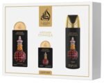 Lattafa Pride Artisan Ethnique – Spicy, Gourmand, Sweet, Ambery – 3-Piece Gift Set for Unisex