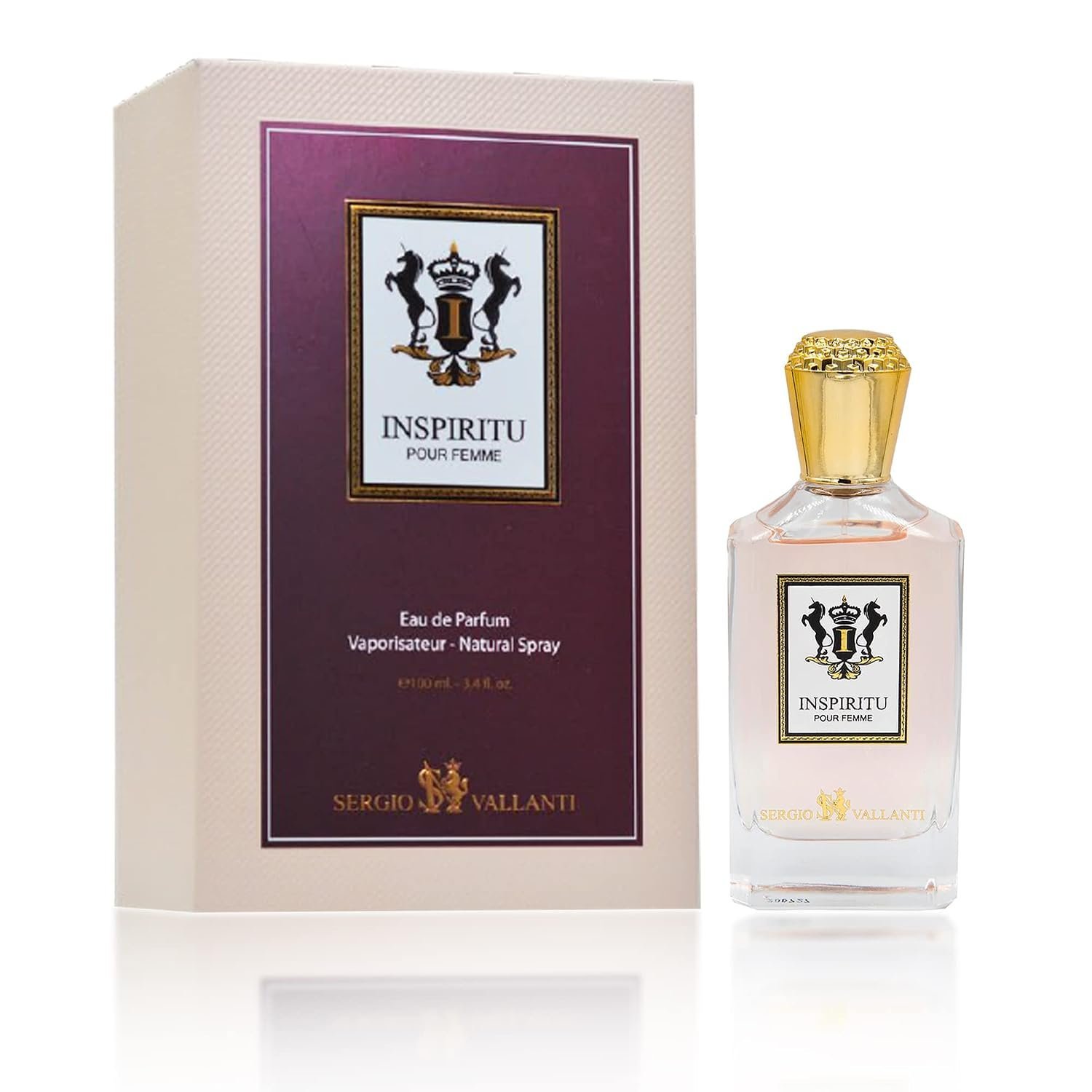 715bqHp0LKL._SL1500_.jpg Dumont INSPIRITU POUR FEMME - 3.4oz - Women’s Perfume with Sweet, Sensual, Romantic & Sensual Fragrance - Image 1