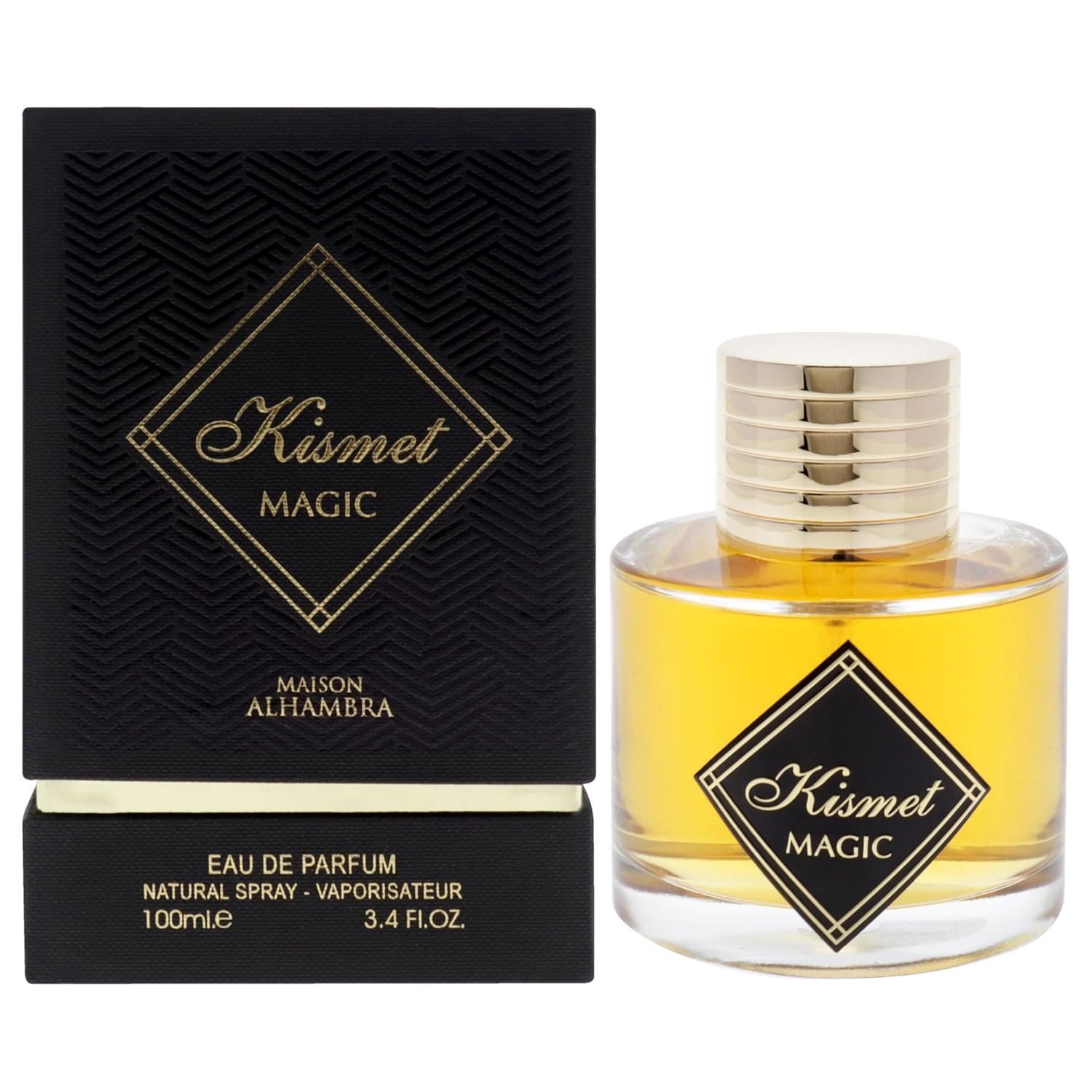71m-GcUddGL._SL1500_.jpg Kismet Magic by Maison Alhambra for Men - 3.4 oz EDP Spray - Image 1