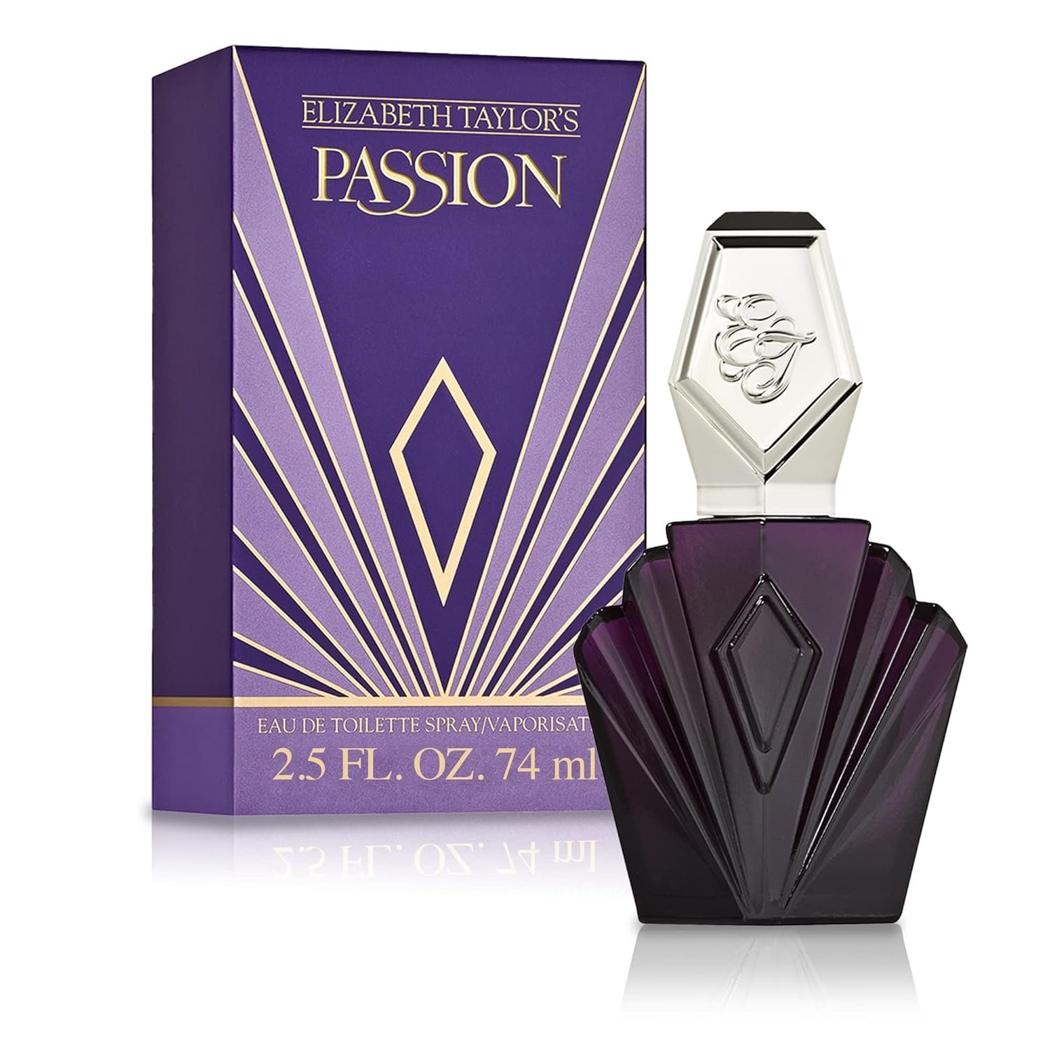 71wSMQzwZHL._SL1500_.jpg Elizabeth Taylor Passion Eau de Toilette for Women, 2.5 fl oz - Image 1