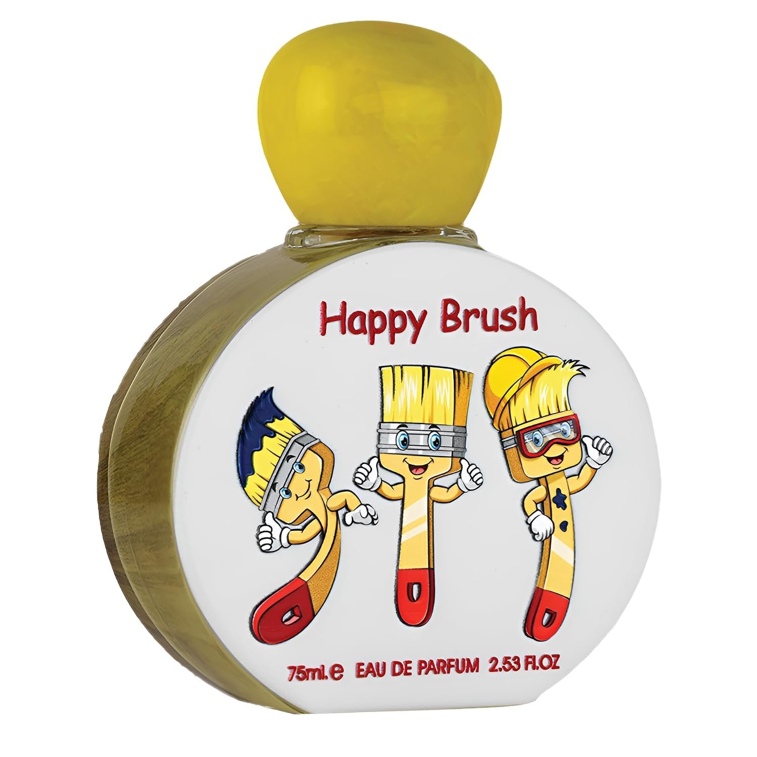 71yytzagYOL._SL1500_.jpg Lattafa Pride Happy Brush for Kids Eau de Parfum Spray, 2.53 Ounce / 75 ml - Image 1