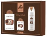 Lattafa Pride Vintage Radio – Aromatic, Woody, Spicy, Amber – 3-Piece Gift Set for Unisex