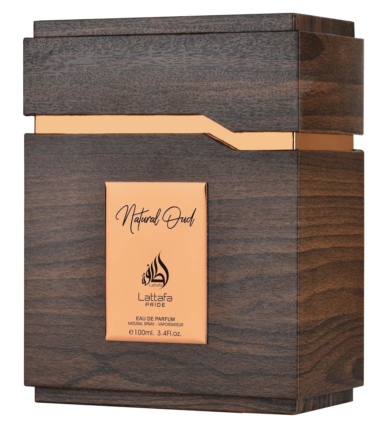 81lqRpeHK2L._SL1500_.jpg Lattafa Pride Natural Oud for Unisex Eau de Parfum Spray, 3.4 Ounce / 100 Ml - Image 1