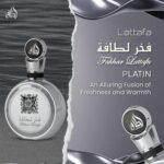 Lattafa Fakhar Platin – Citrus, Spicy, Aromatic, Woody – Eau de Parfum Spray Long-Lasting Fragrance for Unisex - Image 2